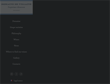 Tablet Screenshot of de-villaine.com